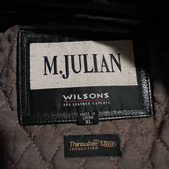 Wilsons Leather Black Trench Coat - Picture 6 of 14